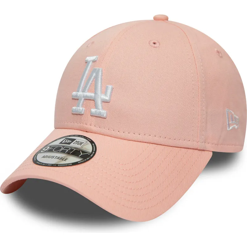 epci-curbata-roz-reglabila-9forty-league-essential-de-los-angeles-dodgers-mlb-de-new-era