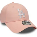 epci-curbata-roz-reglabila-9forty-league-essential-de-los-angeles-dodgers-mlb-de-new-era