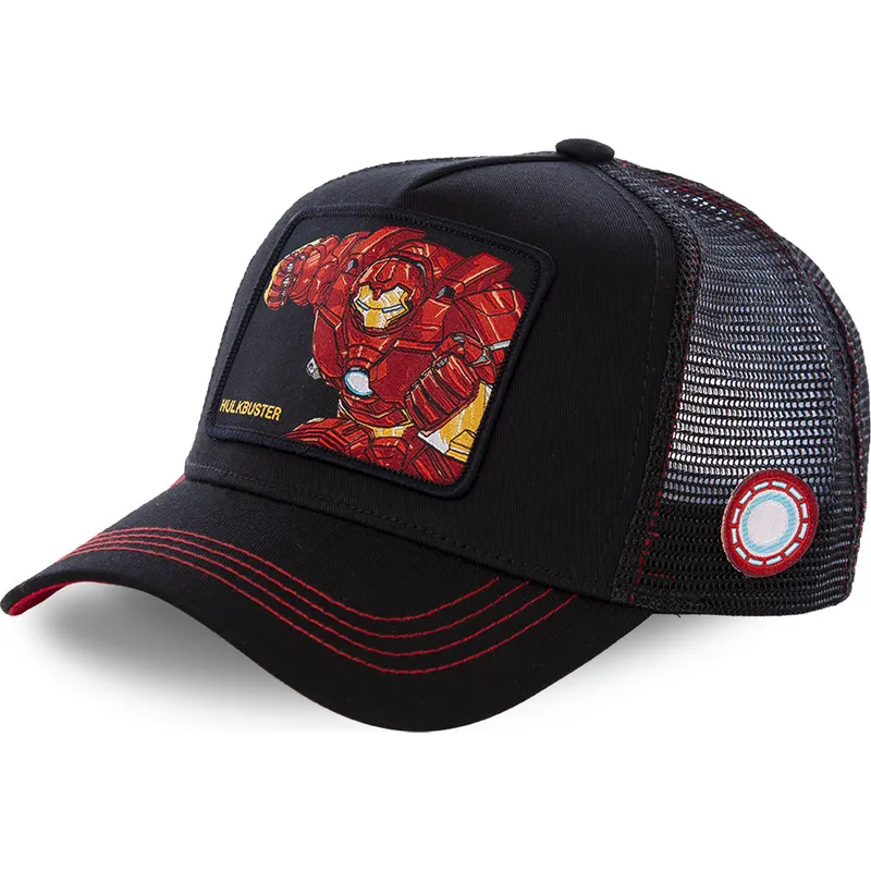 epci-curbata-negru-snapback-hulkbuster-bus2-iron-man-marvel-comics-de-capslab