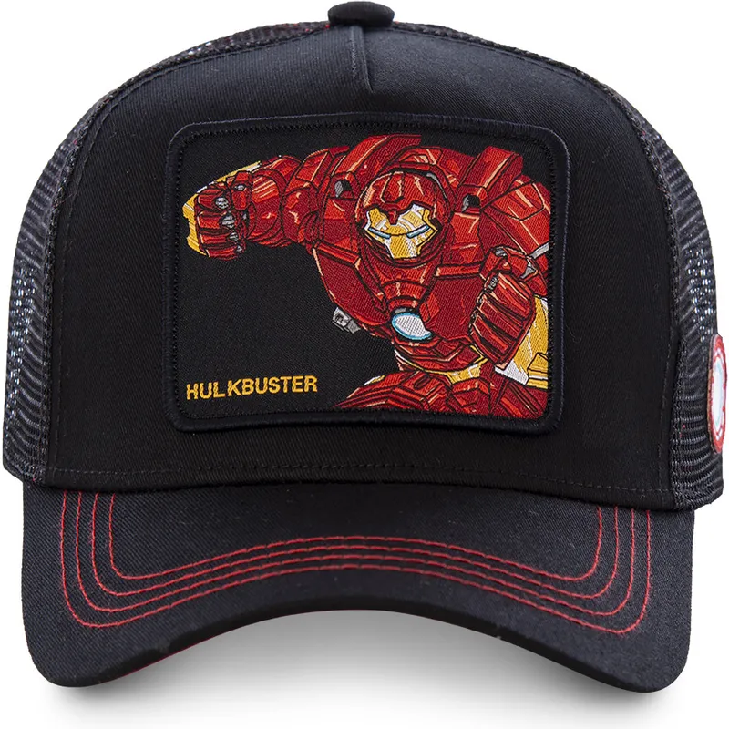 epci-curbata-negru-snapback-hulkbuster-bus2-iron-man-marvel-comics-de-capslab
