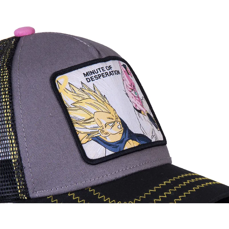 epci-curbata-gri-snapback-minute-of-desperation-des1-vegeta-vs-kid-buu-dragon-ball-de-capslab
