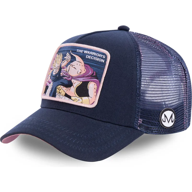 epci-curbata-bleumarin-snapback-warriors-decision-fin1-vegeta-vs-buu-dragon-ball-de-capslab