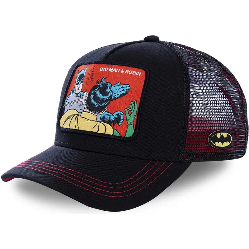 capslab-dc-comics-batman-robin-mem2-schwarze-trucker-kappe