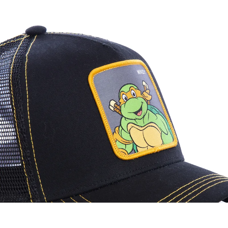epci-curbata-negru-snapback-mik-michelangelo-estoasele-ninja-de-capslab