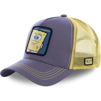 casquette-trucker-grise-et-jaune-bob-l-eponge-spo-capslab