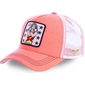 Gorra trucker rosa Wonder Woman WON3 DC Comics de Capslab