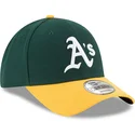 gron-och-gul-justerbar-kurvad-keps-9forty-the-league-fran-oakland-athletics-mlb-av-new-era
