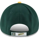 casquette-courbee-verte-et-jaune-ajustable-9forty-the-league-oakland-athletics-mlb-new-era