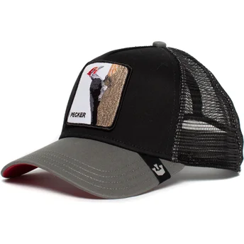 casquette-trucker-noire-pic-woody-wood-goorin-bros