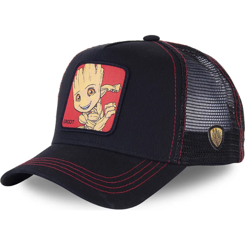 epci-curbata-negru-snapback-baby-bgr3-groot-marvel-comics-de-capslab