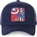 epci-curbata-bleumarin-snapback-cpt1-capitanul-america-marvel-comics-de-capslab