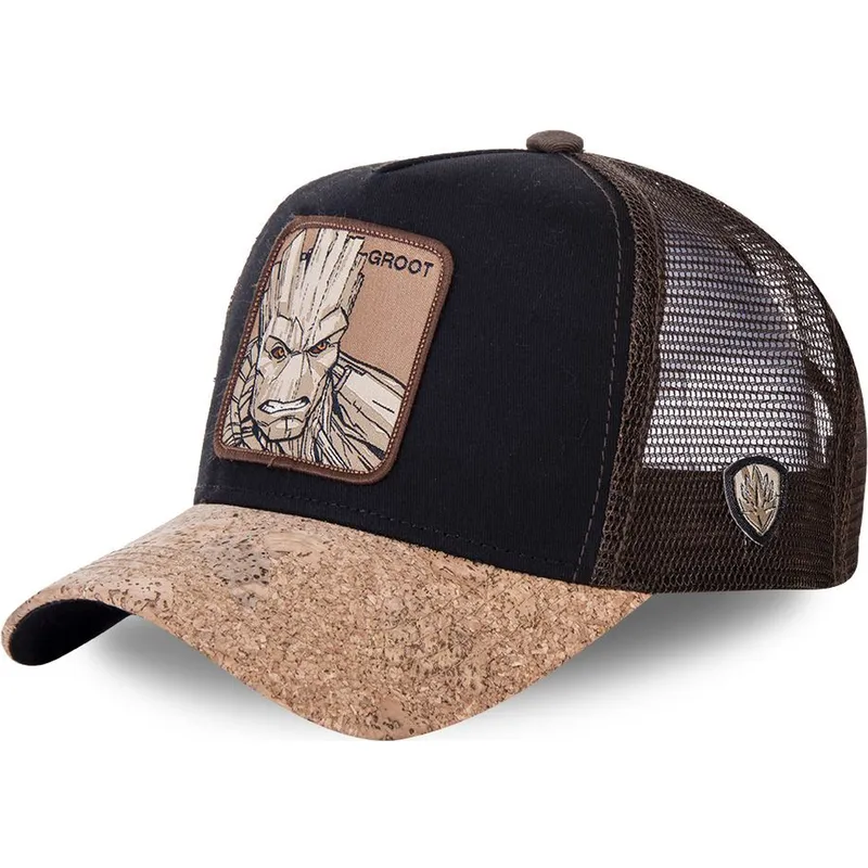 epci-curbata-camionagiu-negru-snapback-groot-marvel-comics-de-capslab