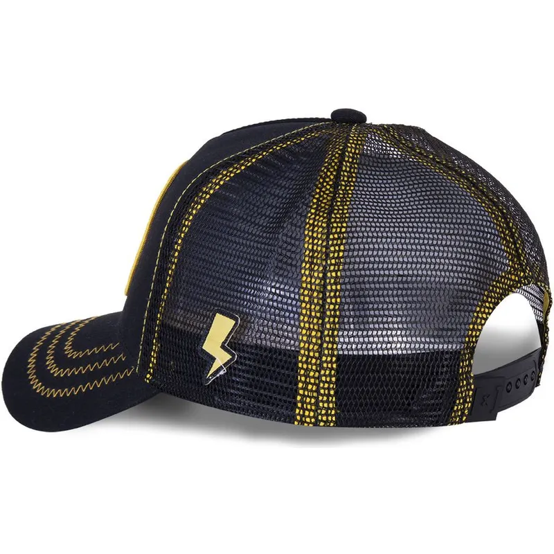 cap-curbata-black-snapback-pikachu-pokemon-de-capslab