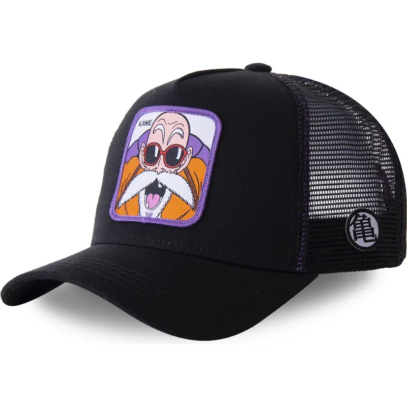 cap-curbata-black-snapback-master-roshi-dragon-ball-de-capslab