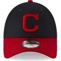 epci-curbata-bleumarin-reglabila-9forty-the-league-de-cleveland-indians-mlb-de-new-era