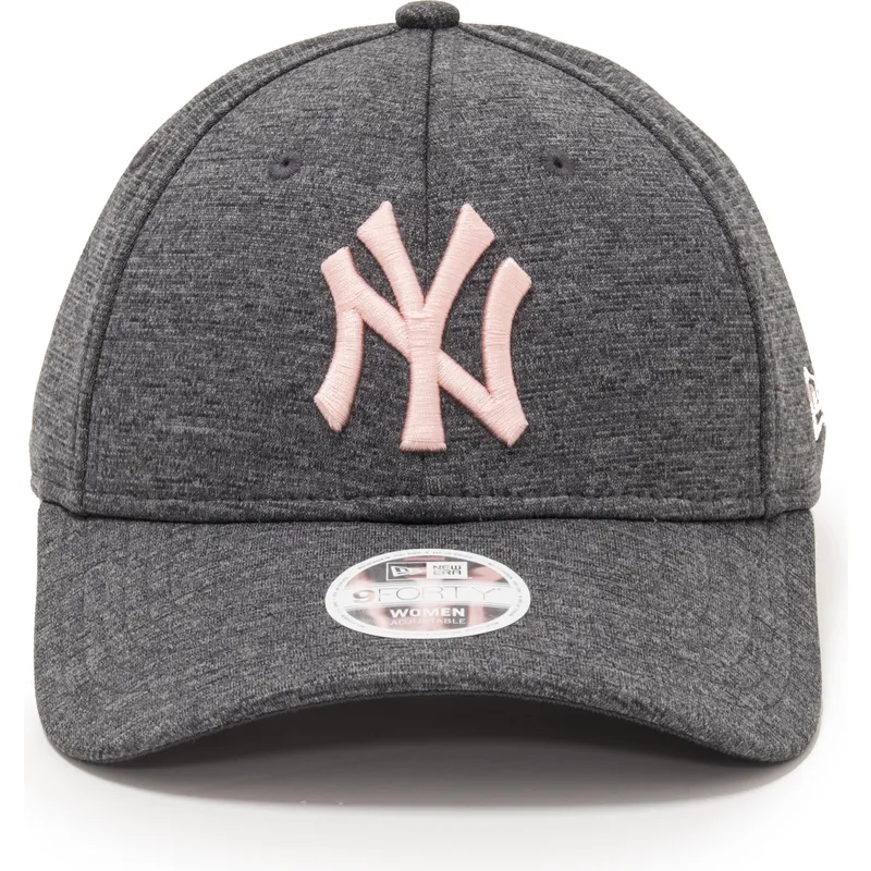cap-curbata-gray-adjustable-strap-rosa-9forty-tech-jersey-de-new-york-yankees-mlb-de-new-era