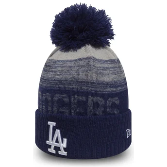 Căciuli pompon albastru Cuff Knit Sport de Los Angeles Dodgers MLB de New Era
