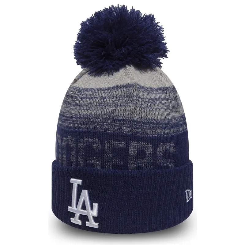 caciuli-pompon-albastru-cuff-knit-sport-de-los-angeles-dodgers-mlb-de-new-era