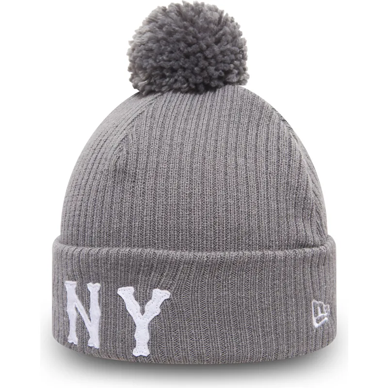 caciuli-pompon-gri-cuff-knit-lightweight-felt-bobble-de-new-york-highlanders-mlb-de-new-era caciuli-pompon-gri-cuff-knit-lightweight-felt-bobble-de-new-york-highlanders-mlb-de-new-era