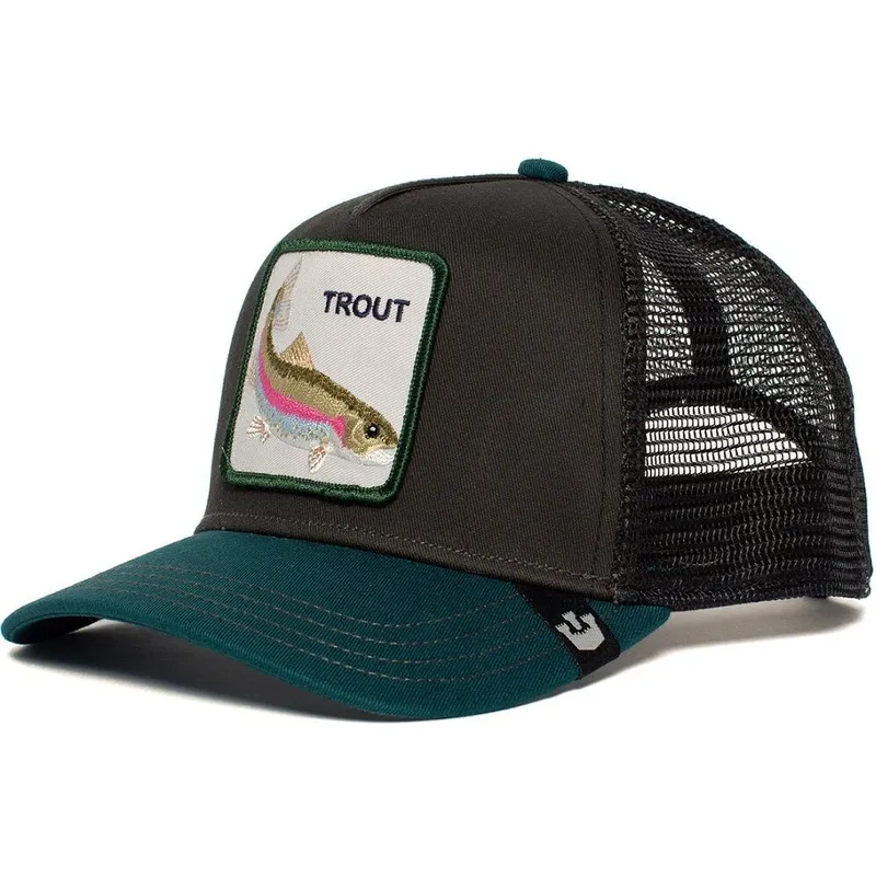 epci-curbata-negru-snapback-rainbow-trout-the-farm-de-goorin-bros
