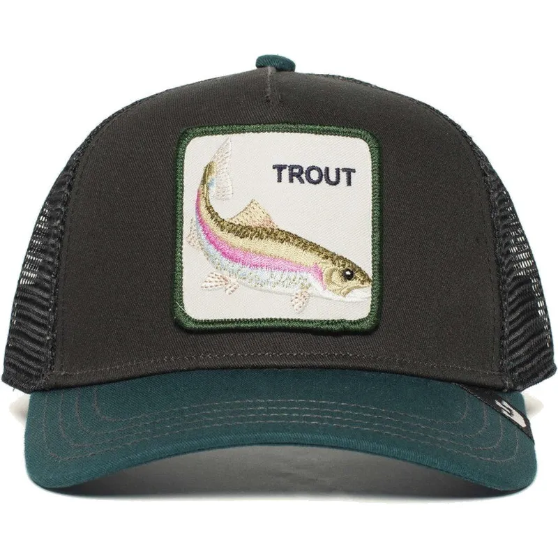 epci-curbata-negru-snapback-rainbow-trout-the-farm-de-goorin-bros