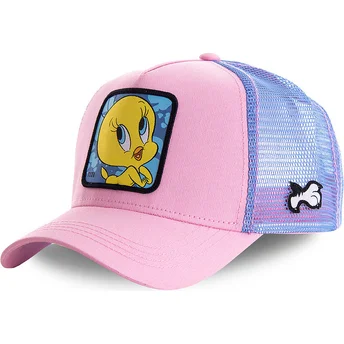 epci-curbata-roz-snapback-twe1-tweety-looney-tunes-de-capslab