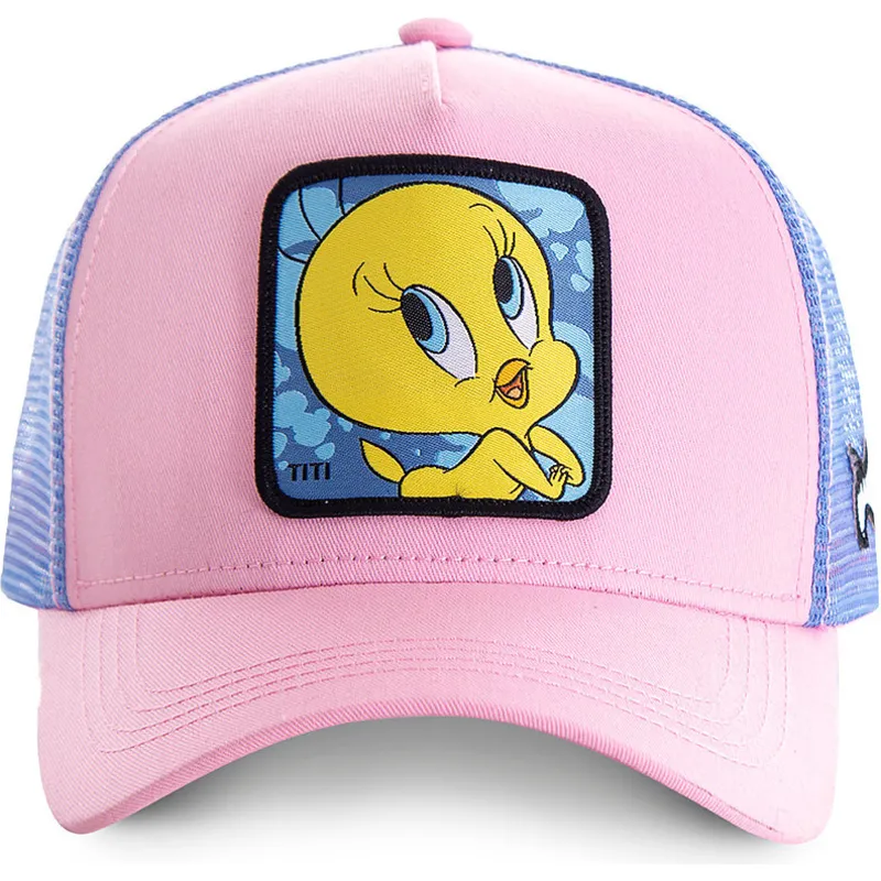 epci-curbata-roz-snapback-twe1-tweety-looney-tunes-de-capslab