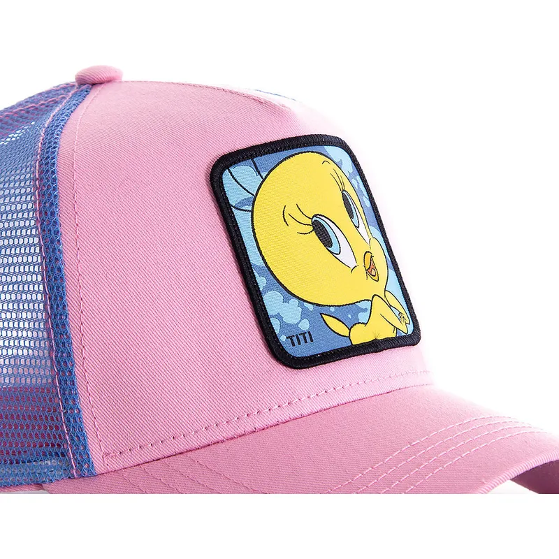 epci-curbata-roz-snapback-twe1-tweety-looney-tunes-de-capslab