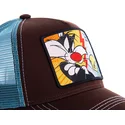 capslab-sylvester-vs-tweety-tvg1-looney-tunes-brown-and-blue-trucker-hat