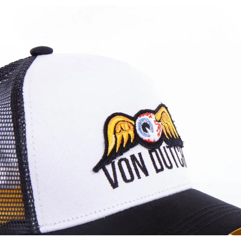 epci-curbata-alb-snapback-eyepat1-de-von-dutch