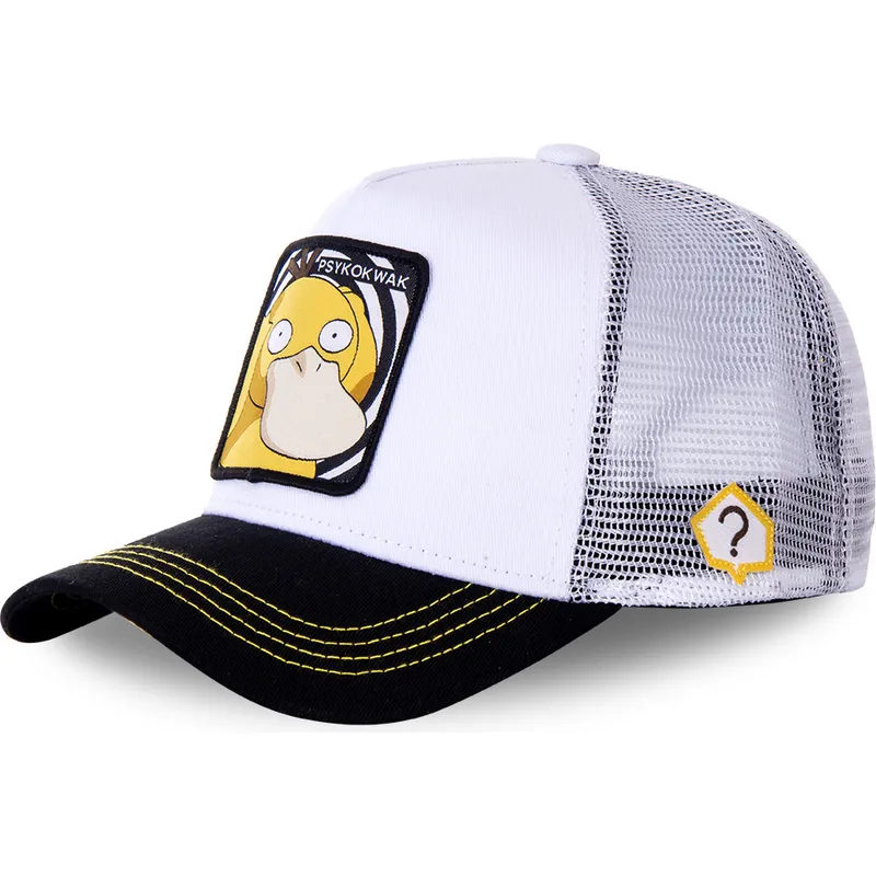 epci-curbata-alb-snapback-psy3-psyduck-pokemon-de-capslab
