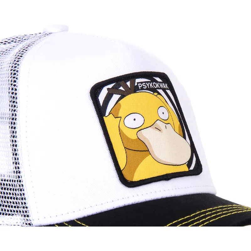 epci-curbata-alb-snapback-psy3-psyduck-pokemon-de-capslab