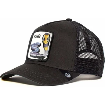 casquette-trucker-noire-cobra-bite-me-goorin-bros