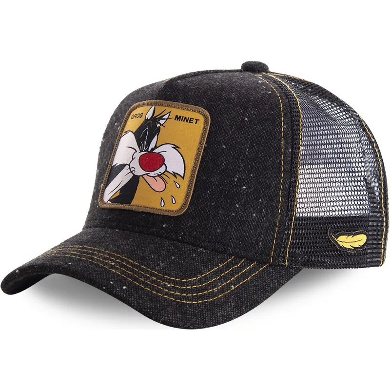 schwarze-silvestre-trucker-cap-loomin1-looney-tunes-von-capslab
