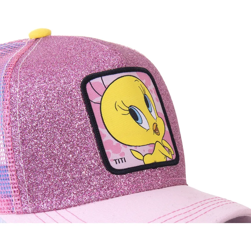 epci-curbata-roz-snapback-purpurina-twe4-tweety-looney-tunes-de-capslab epci-curbata-roz-snapback-purpurina-twe4-tweety-looney-tunes-de-capslab