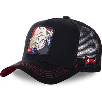 epci-curbata-negru-snapback-androide-c18b-c-18-dragon-ball-de-capslab