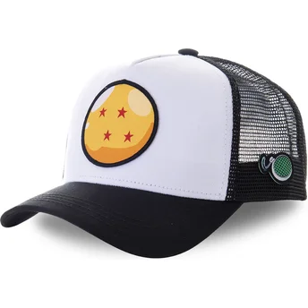 casquette-trucker-blanche-et-noire-dragon-ball-4-etoiles-cri2-dragon-ball-capslab