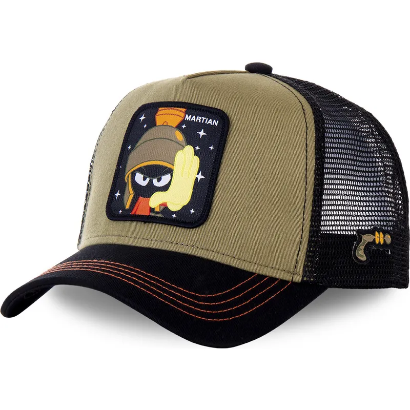 brun-och-svart-truckerkeps-marvin-martian-mar2-looney-tunes-fran-capslab