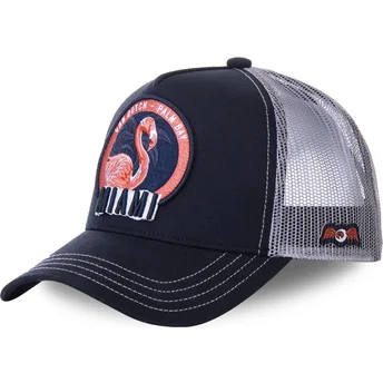 Cappellino trucker blu navy e grigio Miami FL1 di Von Dutch