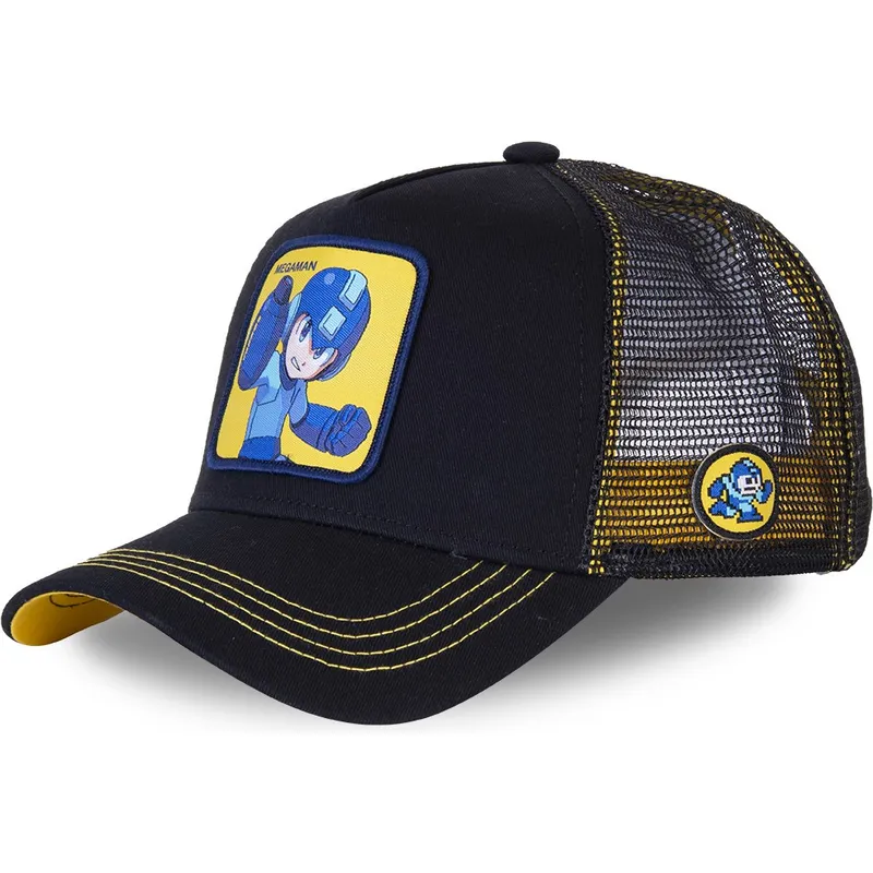 epci-curbata-negru-snapback-her2-mega-man-de-capslab