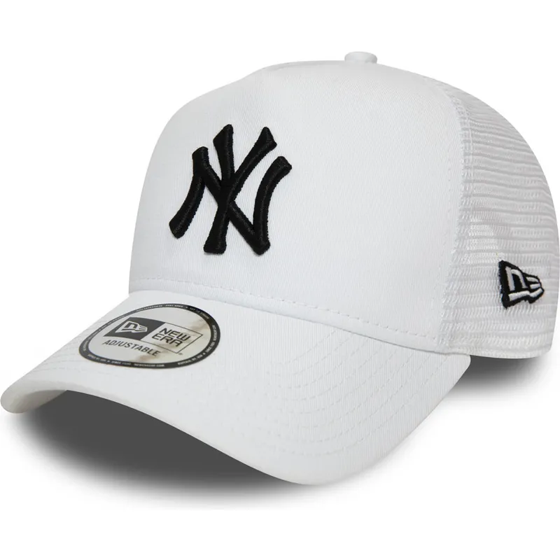 epci-curbata-alb-snapback-essential-a-frame-de-new-york-yankees-mlb-de-new-era