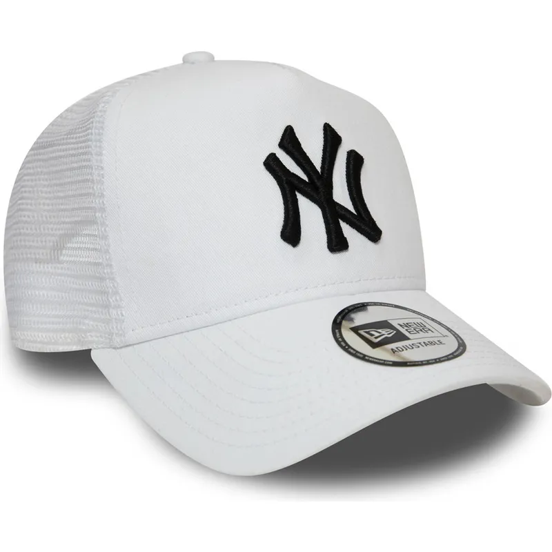 czapka-trucker-biala-z-czarnym-logo-essential-a-frame-new-york-yankees-mlb-new-era