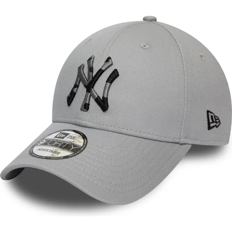 epci-curbata-gri-reglabila-9forty-camo-infill-de-new-york-yankees-mlb-de-new-era