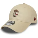 casquette-courbee-creme-ajustable-9twenty-takeaway-new-era