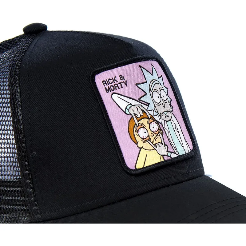 cap-curbata-black-snapback-rick-and-morty-rick-and-morty-de-capslab