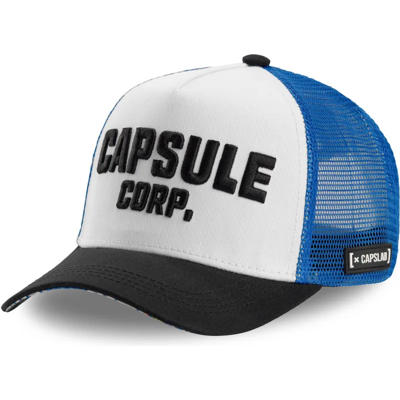 trucker-cap-weiss-blau-und-schwarz-capsule-corporation-cor-dragon-ball-von-capslab