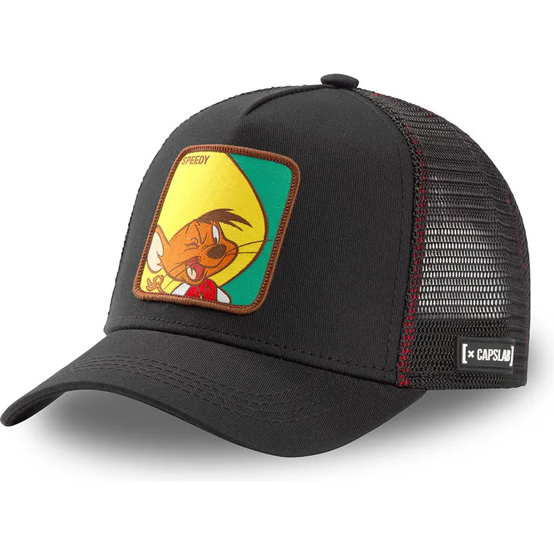 epci-curbata-negru-snapback-gon2-speedy-gonzales-looney-tunes-de-capslab