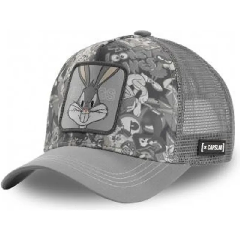 epci-curbata-gri-snapback-peo1-bugs-bunny-looney-tunes-de-capslab