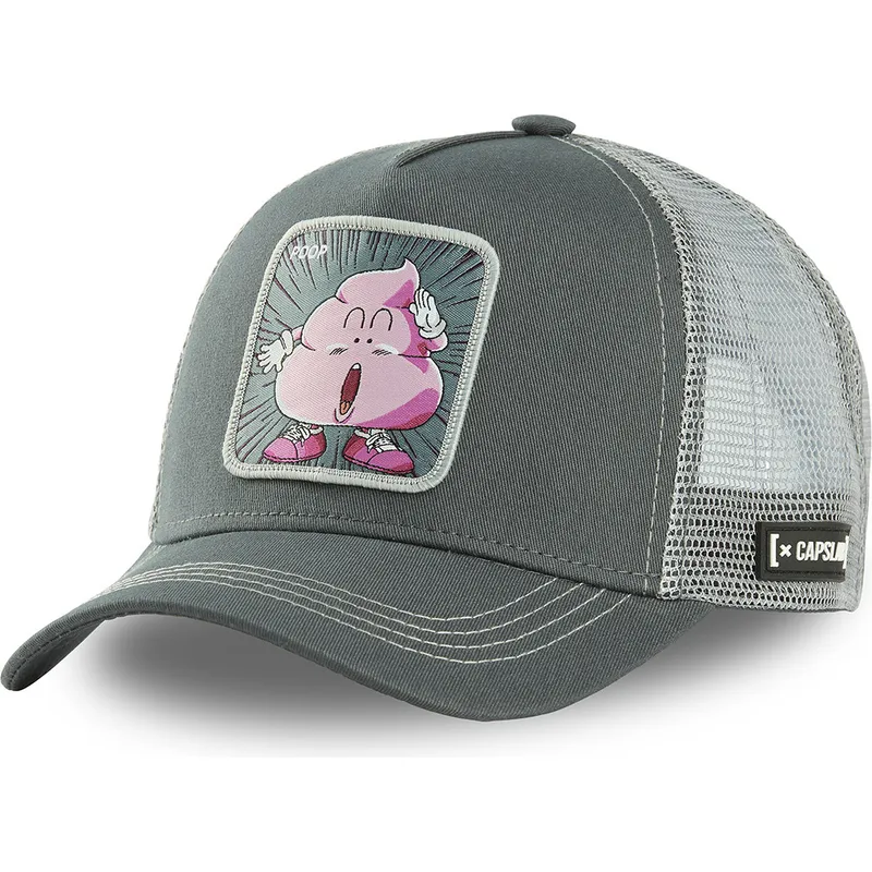 epci-curbata-gri-snapback-poo3-caca-dr-slump-de-capslab