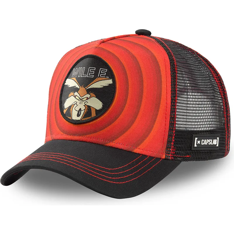 epci-curbata-rou-snapback-bullseye-color-rings-wil1-coiot-looney-tunes-de-capslab
